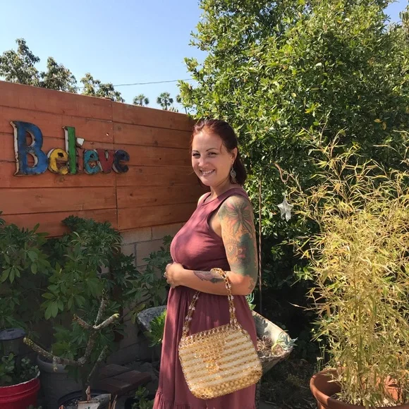 Vintage Beaded Bag🧡 - Picture 10 of 11